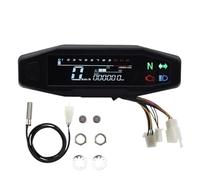 Motorbike Speedometer Universal Motorcycle Speedometer Oil Gauge Tachometer Digital Meters Instrument Cluster Turn Signal Light Indicator