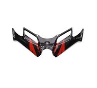 Motorbike Spoilers Fit For CFMOTO 450SR 450 SR 2022 2023 Mirrors Front Fairing Winglets Aerodynamic Wing Side Wings Spoiler Fairing Fairing(Black Red 1)