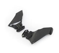 Motorbike Spoilers For 250SR 450SR Motorcycle Adjustable Side Wing Spoiler Fairing With Rear View Mirror Universal For Street Bike Motorcycle Fairing Winglets(Bright wings base)