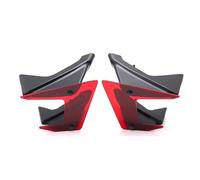 Motorbike Spoilers For MT 07 MT07 MT-07 2021 Motorcycle Parts Side Downforce Naked Spoilers Fixed Wing Winglet Fairing Wings Deflectors(Red)