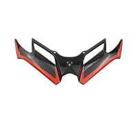 Motorbike Spoilers For Suzuki For GSX250R For GSX250 Front Fairing Winglet Aerodynamic Wing Cover Spoiler Winglet Aerodynamic Winglets(Carbon red)