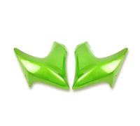 Motorbike Spoilers Motorcycle Accessorie Trim Cover Frame Fairing Front Radiator Frame Side Panel Cover For KAWASAKI For ER-6N For ER6N 2012-2016 Motorcycle Winglet(Light green)