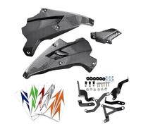 Motorbike Spoilers Motorcycle Belly Pan Engine Spoiler Lower Panel Fairing Cover Body Frame Protector For Kawasaki For Z900 2017-2024 Motorcycle Winglet(Carbon Fiber 20-24)