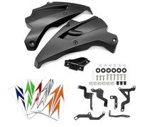 Motorbike Spoilers Motorcycle Belly Pan Engine Spoiler Lower Panel Fairing Cover Body Frame Protector For Kawasaki For Z900 2017-2024 Motorcycle Winglet(Black 2017-2019)