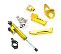 Motorbike Stabilizer Bracket CNC Motorcycle Steering Damper Stabilizer Bracket For Suzuki GSX1300R For HAYABUSA 1300 1998-2019 Buffer Mounting Support Kit Steering Dampers(Set 15)