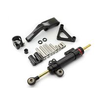 Motorbike Stabilizer Bracket Motorcycle Adjustable Steering Damper Bracket For DUCATI Monster 696 Buffer Stabilizer Bracket Mounting Kit CNC Aluminum Alloy Steering Dampers(SET 1)
