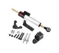 Motorbike Stabilizer Bracket Motorcycle CNC Steering Damper Stabilizer Mounting Bracket For Ducati Hypermotard 821 939 SP Buffer Adapter Kit Steering Dampers(SET 4)