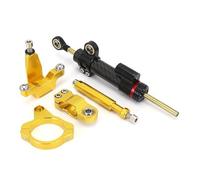 Motorbike Stabilizer Bracket Motorcycle Cnc Steering Damper Stabilizer Mounting Bracket For YZF R7 2021 2022 2023 Adjustable Buffer Absorber Control Steering Dampers(Set 23)