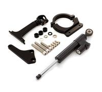 Motorbike Stabilizer Bracket Motorcycle Steering Damper Stabilizer Bracket For Kawasaki For Ninja 650R ER6N ER6F 2006-2008 CNC Aluminum Mounting Support Kit Steering Dampers(SET 2)