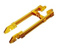 Motorbike Stand Fit For M3 M5 M6 Monkey M3 M5 Motorcycle Swing Arm 3D CNC Adjustable Alloy Double Tube Rear Flat Fork Stand Bobbins(50cm tube gold)