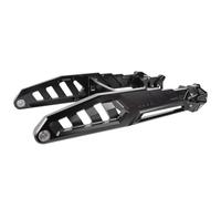 Motorbike Stand Fit For Yamaha BWS Cygnus-X 3rd & 4th Scooter Modified CNC Aluminum Alloy Solid Swing Arm Rear Flat Fork Frame Stand Bobbins(A-style Black)