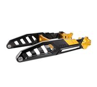 Motorbike Stand Fit For Yamaha BWS Cygnus-X 3rd & 4th Scooter Modified CNC Aluminum Alloy Solid Swing Arm Rear Flat Fork Frame Stand Bobbins(A-style Black gold)