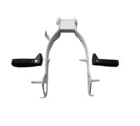 Motorbike Stand Motorcycle Iron Rear Fork Complete Set Of Rocker Arm Jincheng 70 Rear Frame Flat Fork Arm Spool Sliders Stand(Silvery B)