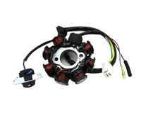 Motorbike Stator Magneto 8 Coil Pole AC Ignition Stator Magneto For GY6 50cc Engine Magneto Stator Coil Ignition Generator Magneto Stator Coil