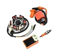 Motorbike Stator Magneto Ignition Coil CDI Spark Magneto Stator For 49cc 50cc GY6 Engine Coil Magneto Stator Ignition Generator Magneto Coil