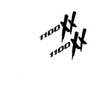 Motorbike Sticker Motorcycle Decal Sticker Accessories for H&ONDA CBR 1100 XX CBR1100 XX Super Blackbird 1997-2001 2002 2003 2004 2005 2006 2007 (Color : Black- Silver)