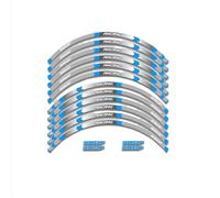 Motorbike Sticker Motorcycle Wheel Front and Rear Wheels Edge Outer Rim Sticker for H&ONDA CB650 F CB 650F Cb650f Reflective Stripe Decal(Grey)