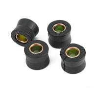 Motorbike Suspension Buffer 10mm Hole Shock Sleeve 6pcs | 10mm inner diameter, 24mm outer diameter, shock absorption, rubber material, rear suspension fit