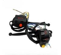 Motorbike Switch Motorcycle Handlebar Switch Kill Universal Red Push Button Horn Starter Dirt Bike Dual For Sport For Mounted Bars Parts 22mm