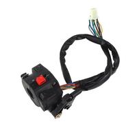 Motorbike Switches 3/4/5-Function Kill Light Hi-Lo Beam Electric Start Switch for 50cc 70cc 90cc 110cc 125cc 150cc ATV Pit Bike Buggy Motorbike Kill Switch(4-Function-E)