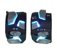 Motorbike Switches 7/8'' 22mm Motorcycle Handlebar Switch Headlight Warning Light Turn Flash Signal Horn Start Kill Button With Motorbike Kill Switch(A)
