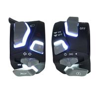 Motorbike Switches 7/8'' 22mm Motorcycle Handlebar Switch Headlight Warning Light Turn Signal Horn Start Kill Button With Motorbike Kill Switch(Style 3)