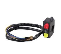 Motorbike Switches 7/8" Multifunctional Motorcycle Modified Switches Horn Headlight Turn Signal Electric Start Flameout Handlebar Button Motorcycle Handlebar Switch(RIGHT)