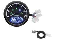 Motorbike Tachometer Universal Motorcycle 12V LED Digital Odometer Tachometer With Sensor Modified Parts Accessories