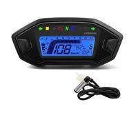 Motorbike Tachometer Universal Motorcycle Digital 10000rpm Techometer Backlight Motor Vehicle For 1/2/4 Cylinders Odometer Adjust