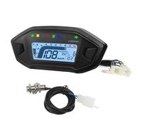 Motorbike Tachometer Universal Motorcycle Digital 10000rpm Techometer Backlight Motor Vehicle For 1/2/4 Cylinders Odometer Adjust