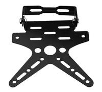 Motorbike Tail Bracket Universal Motorcycle License Plate Holder Mount Bracket Aluminum Adjusted Registration Number Cover Replacement Upgrade Accessories