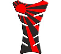 Motorbike Tank Pad Protector Motorcycle Scratch Pad compatible ' Japanese flag on a black base '''