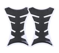 Motorbike Tank Pads 3D Motorcycle Carbon Fiber Tank Pad Tank Cap Protector Racing Sticker Universal Motorcycle Tank Protector(2pcs)