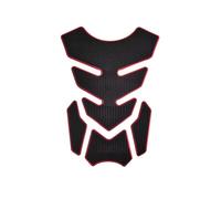 Motorbike Tank Pads Motorcycle Rubber Pad Gas Fuel Tank Pad Protector Universal Tank Protector(Red)