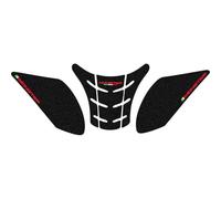 Motorbike Tank Pads Motorcycle Side Fuel Tank Sticker for Ducati Monster 821 1200 797 Fuel Tank Pad Protector Decal Non-Slip Pad Tank Protector Decal Stickers(Set 3)