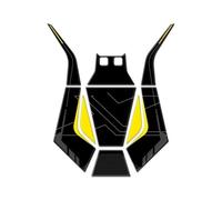 Motorbike Tank Sticker Compatible With X-ADV For 750 2025 3D Resin Motorcycle Center Ignition Protective Sticker Accessories Replacement(Hape-D)