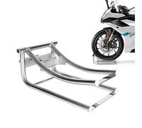 Motorbike Tire Lift Stand - Adjustable Wheel Service Rack, Rear Tire Installation Support Device, Steel Motorcycle Maintenance Frame, Repair Station | Home Garage Workshop Use for Dirt Bike ATV