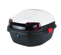 Motorbike Top Box for Motorcycle Trunk with Lock for Storage Helmet, Luggage Case Tour Tail Case Top Box for Motorcycle Scooter Moped