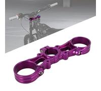 Motorbike Triple Clamp, CNC Upper Triple Tree Top Clamp York Plate for Surron Light Bee S/X Puerple