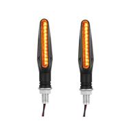 Motorbike turn signal lights Led Blinker Bendable Flashing Signals Lamp Universal Motorcycle Turn Signal Light Built Relay 12V Flasher Turn Signal Light