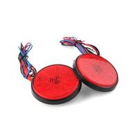 Motorbike Turning Indicators 2 for Pcs Motorcycle Rear Tail Brake Light LED Reflector Stop Warning Side Marker Universal For Car for Truck Trailer for Scooter 24LED