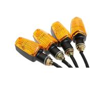 Motorbike Turning Indicators 4Pcs/set 12V Motorcycle Turn for Signal Indicator Light Turning Amber Lamp Bulb Motorbike Lamps Blinker Flash Bike Universal