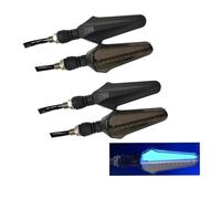 Motorbike Turning Indicators For Motorcycle Turn Signals 12 Light Flowing Water Blinker Flashing Indicator RedTail Stop Signal White Daytime Running Lights
