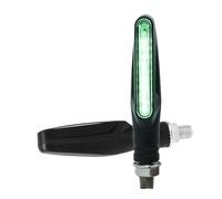 Motorbike Turning Indicators Motorcycle 24 High Bright Turn Signal Indicator Light Front Rear White Day Running Light Flowing Red Green Brake Lamps