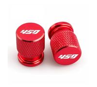 Motorbike valve core caps For Guerrilla450 Guerrilla GUERRILLA Himalayan 450 Motorcycle Tire Valve Air Port Stem Cover Cap Plug Accessories(Red-logo)