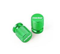 Motorbike valve core caps For Macbor Montana XR1 XR5 500 Rockster Flat 125 Eight Mile 500 2PCS Motorcycle CNC Aluminum Tire Valve Air Port Stem Cover Cap(Ww-6)