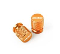 Motorbike valve core caps For Macbor Montana XR1 XR5 500 Rockster Flat 125 Eight Mile 500 2PCS Motorcycle CNC Aluminum Tire Valve Air Port Stem Cover Cap(Ww-7)