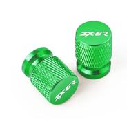 Motorbike valve core caps For ZX6R 636 ZX636 ZX-6R ZX10R NIN@&JA ZX-10R 2 PCS Motorcycle CNC Wheel Tire Valve Air Port Stem Caps Accessories(Ww-6)