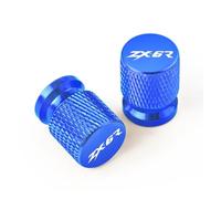 Motorbike valve core caps For ZX6R 636 ZX636 ZX-6R ZX10R NIN@&JA ZX-10R 2 PCS Motorcycle CNC Wheel Tire Valve Air Port Stem Caps Accessories(Ww-5)