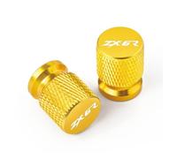 Motorbike valve core caps For ZX6R 636 ZX636 ZX-6R ZX10R NIN@&JA ZX-10R 2 PCS Motorcycle CNC Wheel Tire Valve Air Port Stem Caps Accessories(Ww-3)